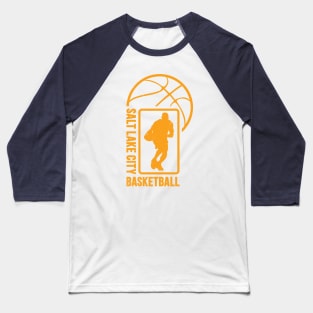 Salt Lake City Basketball 01 Baseball T-Shirt